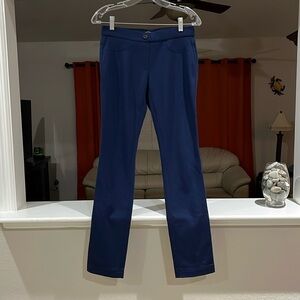 Tahari Women’s Navy Blue Pull On Stretchy Pants Size 4
